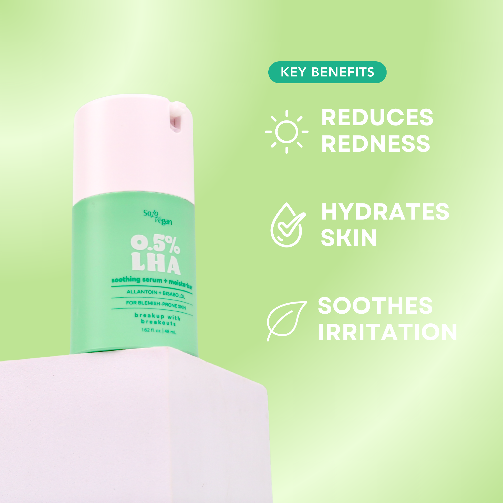 0.5% LHA Soothing Serum + Moisturizer