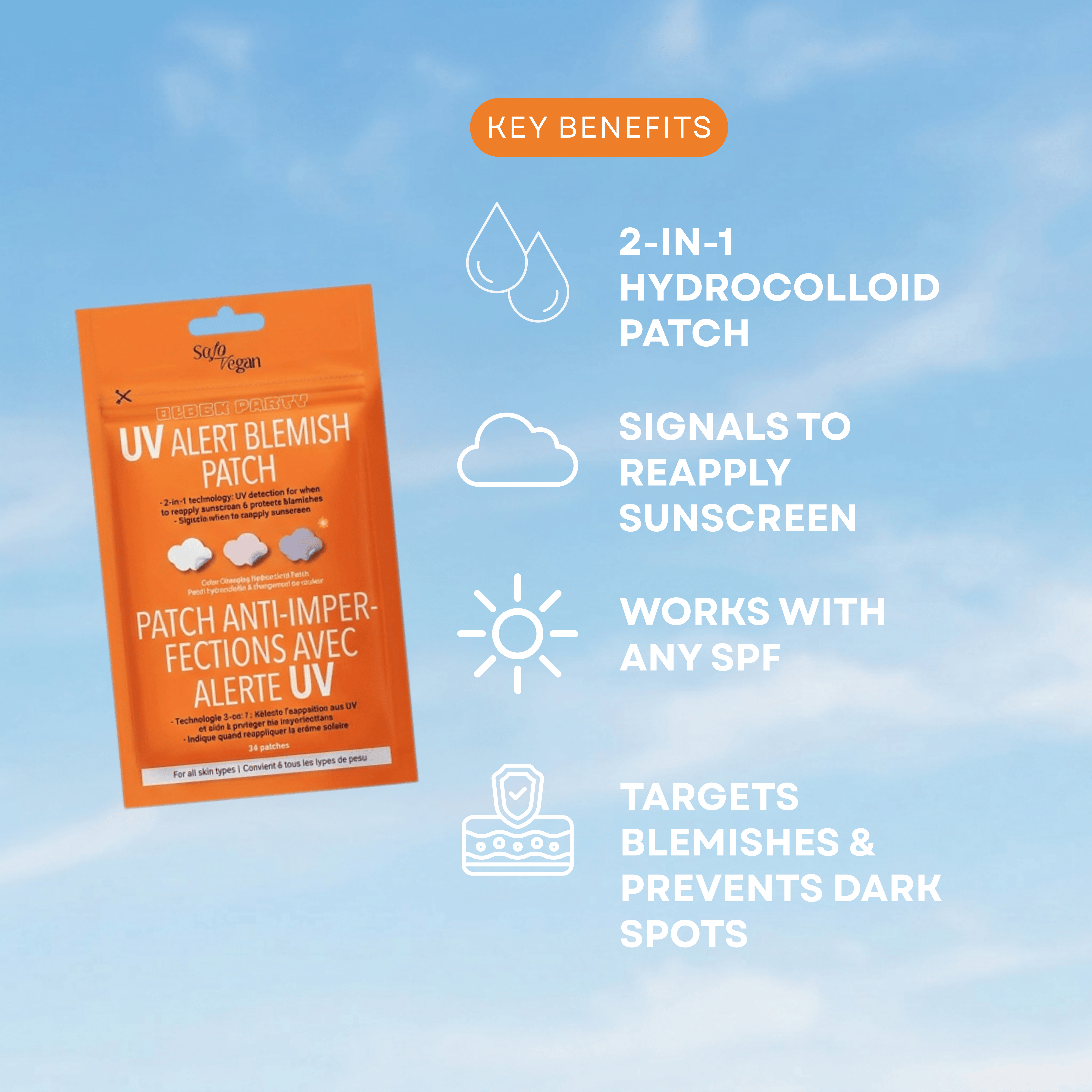 Block Party UV Alert Blemish Patch