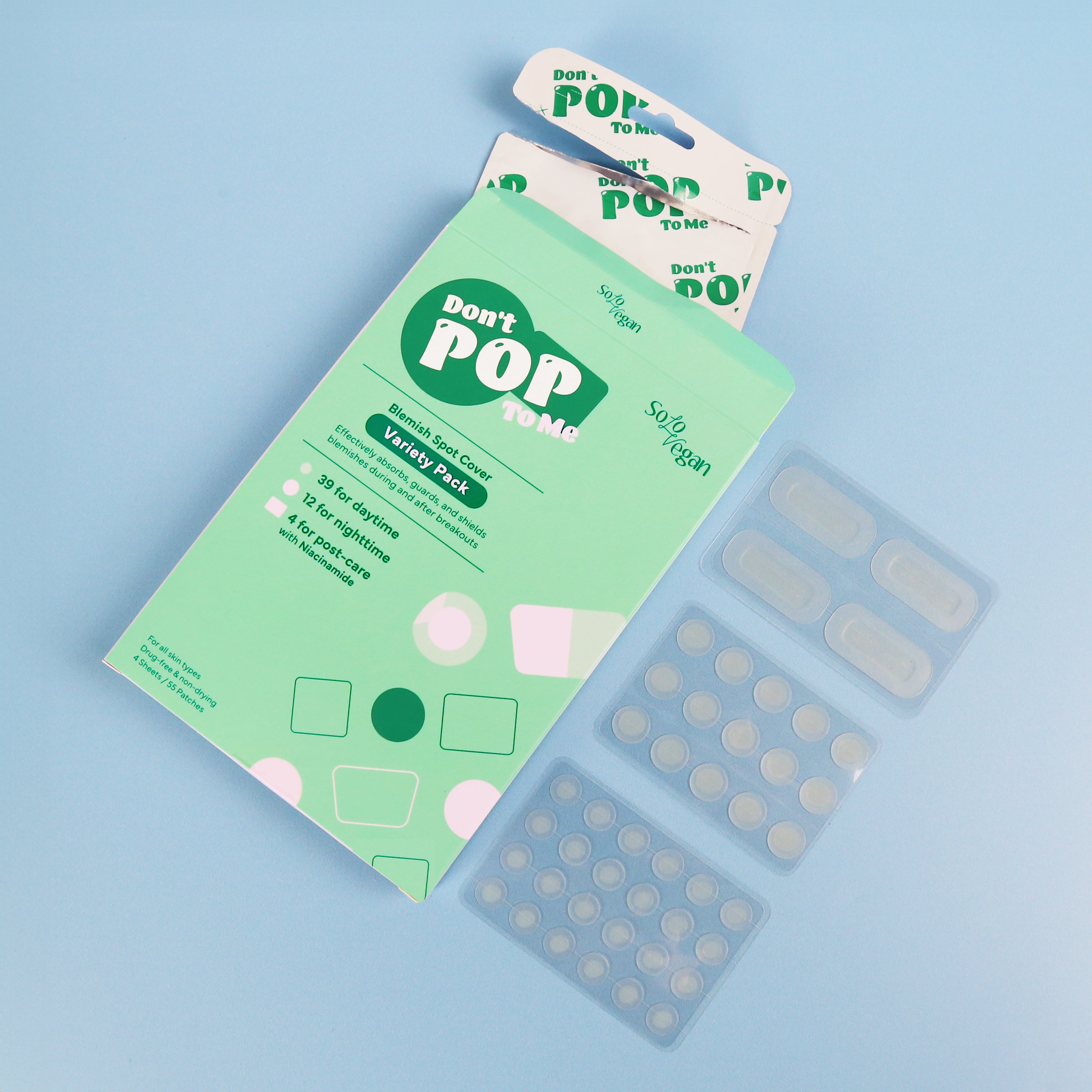 Don't Pop to Me Invisible Daytime Spot Covers 39ct