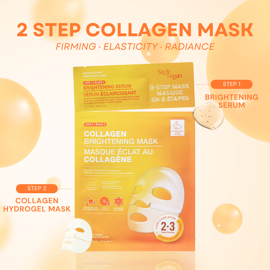 2-Step Brightening Serum + Collagen Brightening Mask