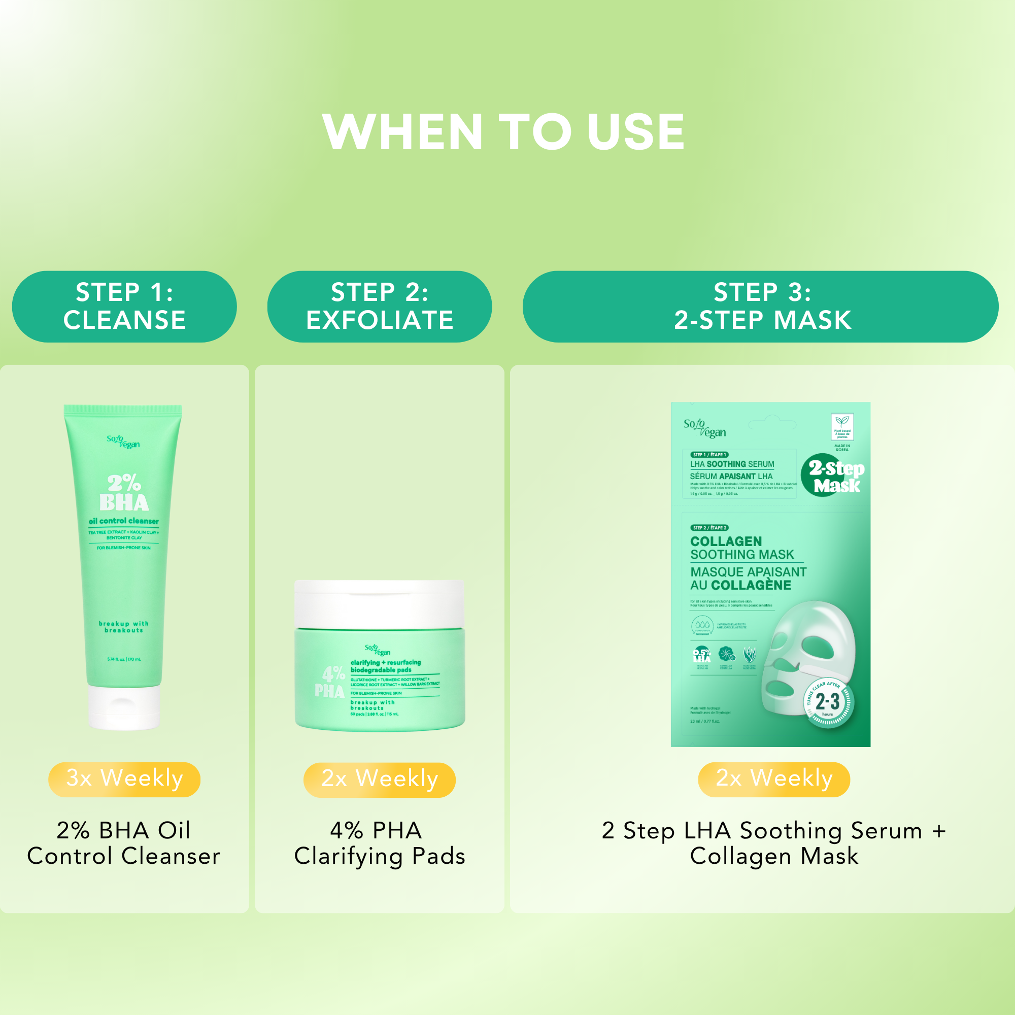 2-Step LHA Soothing Serum + Collagen Soothing Mask