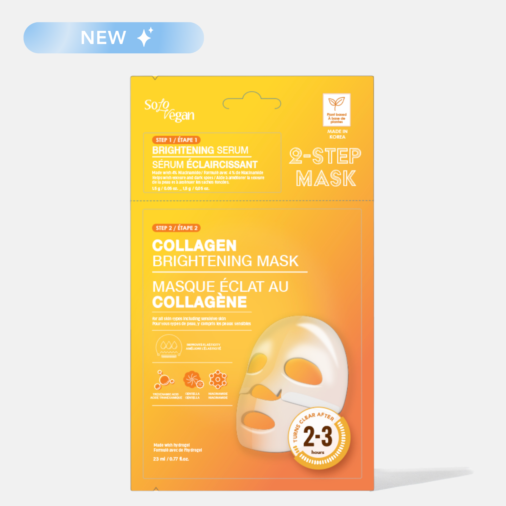 2-Step Brightening Serum + Collagen Brightening Mask