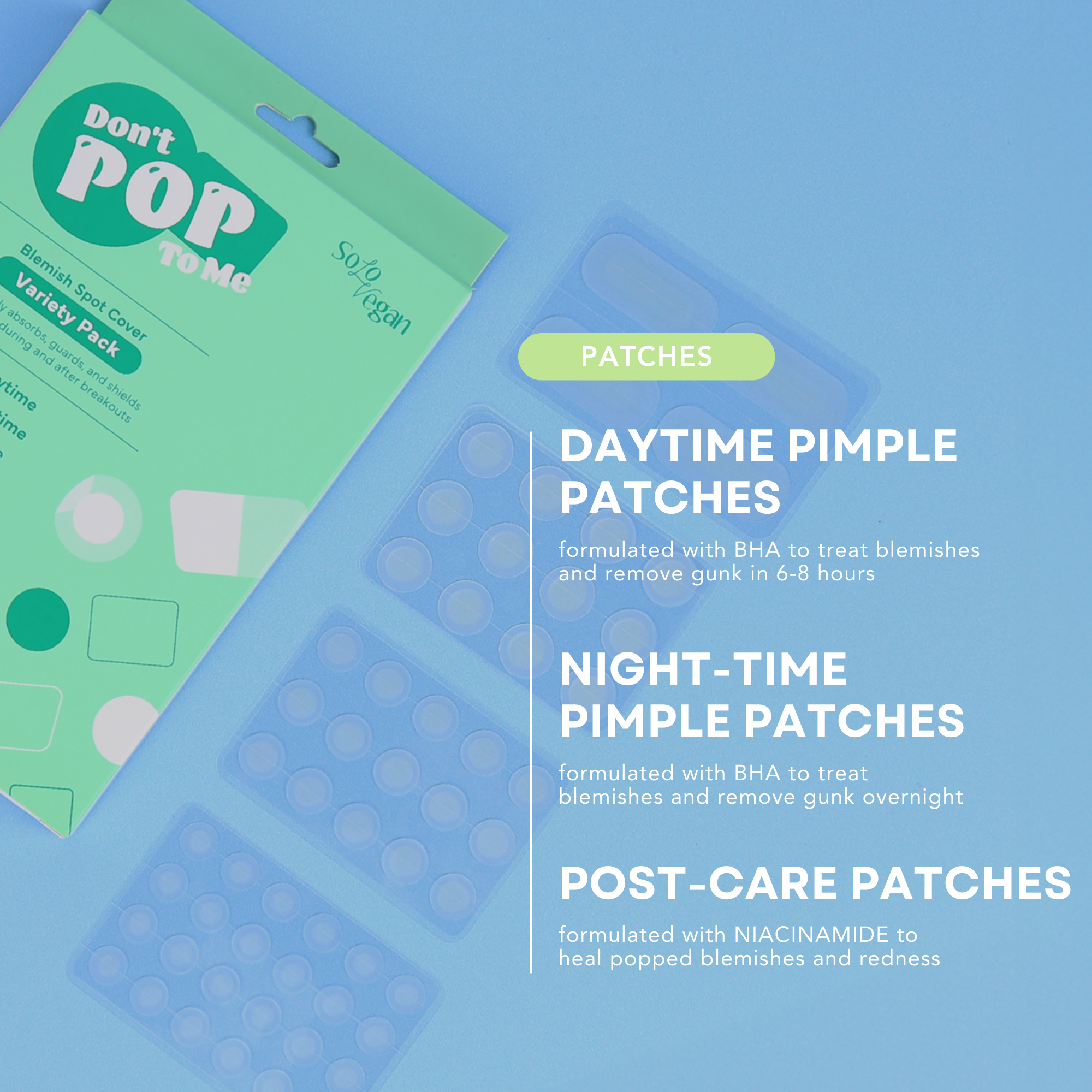 Don’t Pop to Me Deep Action Overnight Spot Covers 12ct