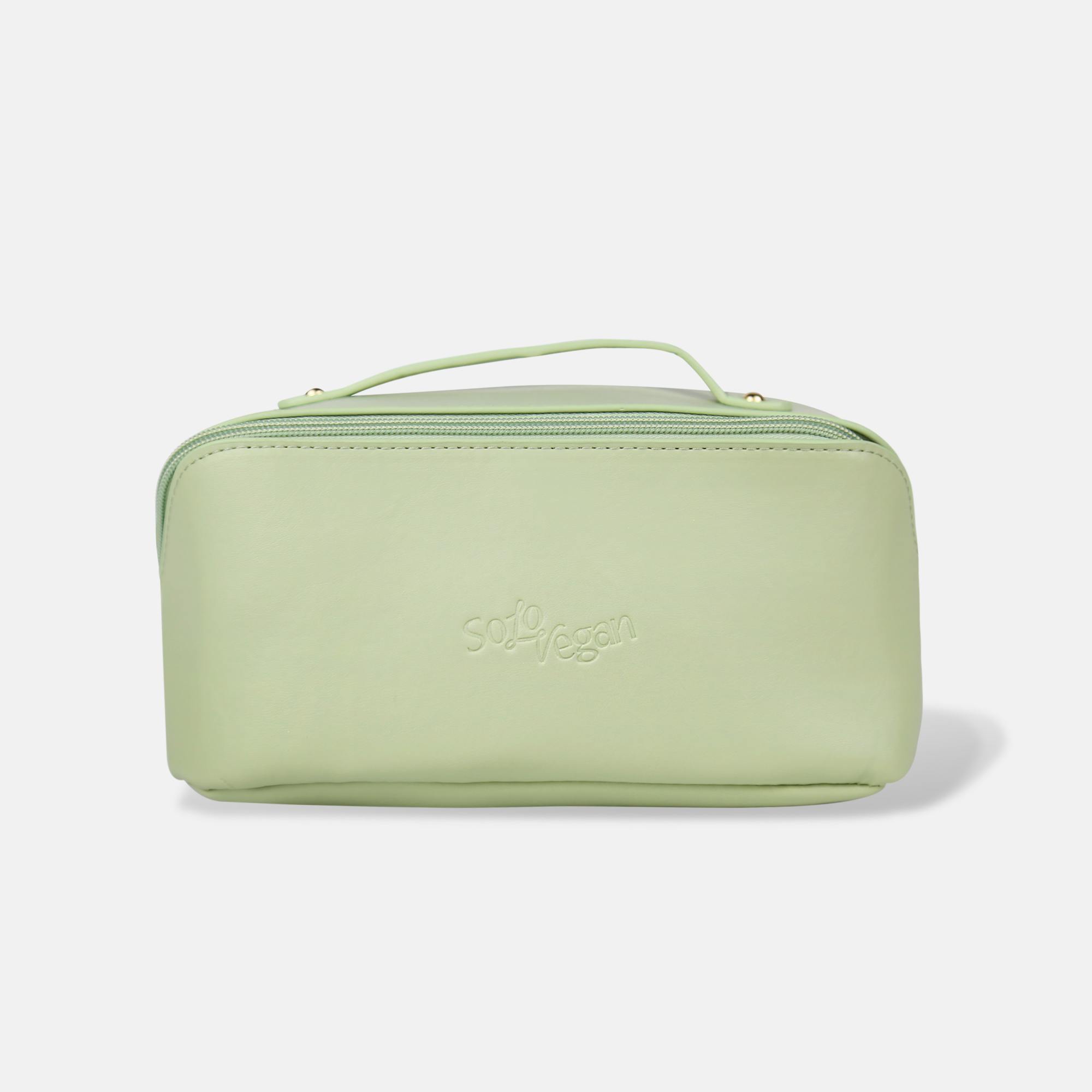 SoloVegan Elevated Green Skincare Bag